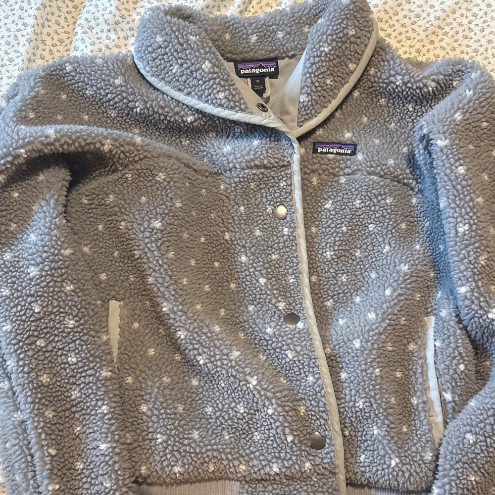 Patagonia snap front retro Sherpa jacket